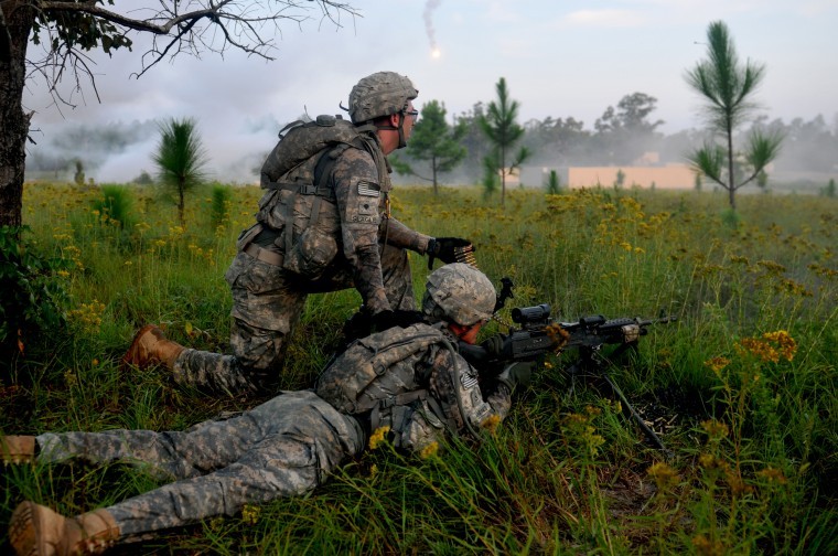 Soldiers train at Fort Polk